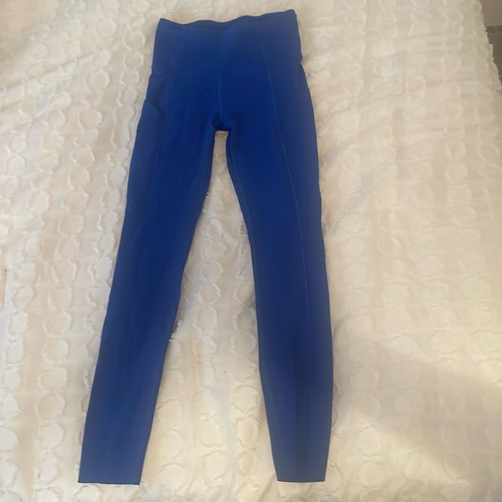 Lululemon fast and free tight 25 inch inseam with pockets leggings